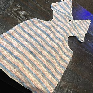Rosalia Mini Dress Color: Pink Multi Stripe